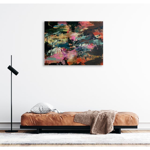 Mixed media on stretched canvas completed in 2026 by Seattle contemporary artist Jessalin Beutler (b. 1982). Signed, dated...