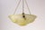 Molded Glass Bowl Pendant Light with Floral Design, 1890s For Sale - Image 3 of 9