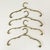 Art Deco Brass Coat Hanger Set, 1960s, Set of 4 For Sale - Image 9 of 9