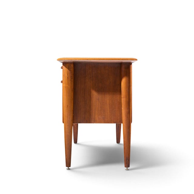 Mid 20th Century Alma Castilian Mid Century Walnut Credenza For Sale - Image 5 of 11