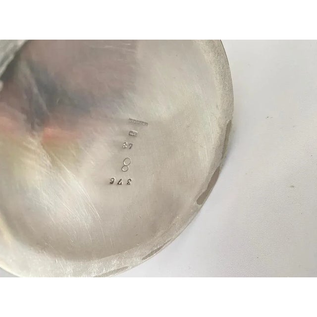 20th Century English Silvered Metal Coffee Pot For Sale - Image 6 of 12