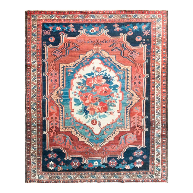 Early 20th Century Persian Bakhtiari Saman Rug For Sale
