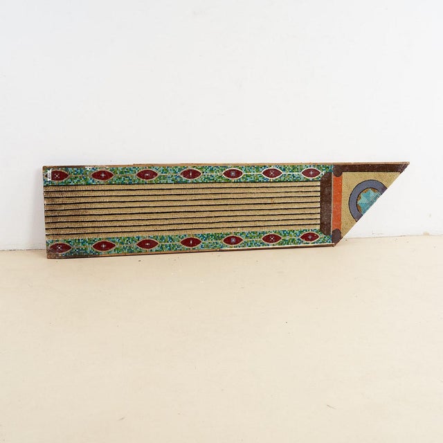 Vintage Glass Mosaic on Panel For Sale - Image 6 of 6