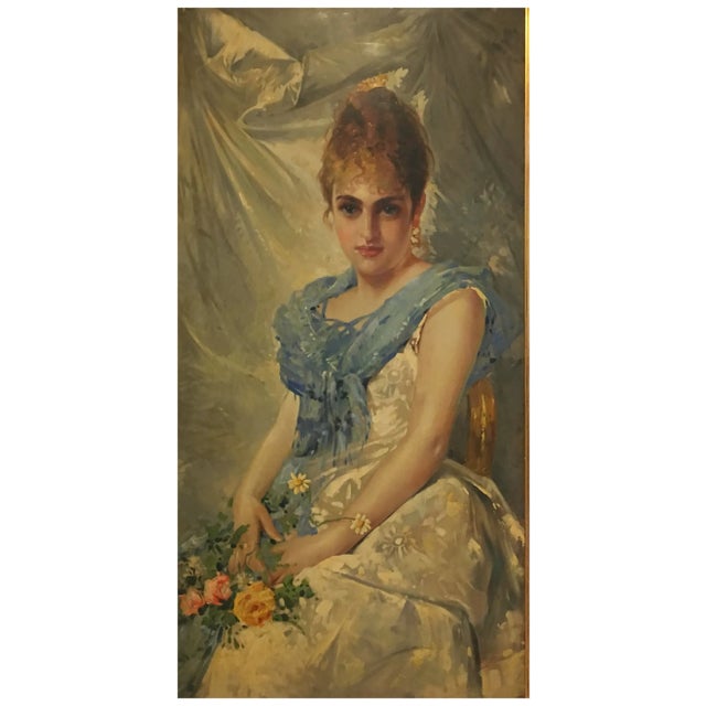 Angelo Granati, Spring Beauty, 2011, Oil on Canvas, Framed For Sale - Image 7 of 7