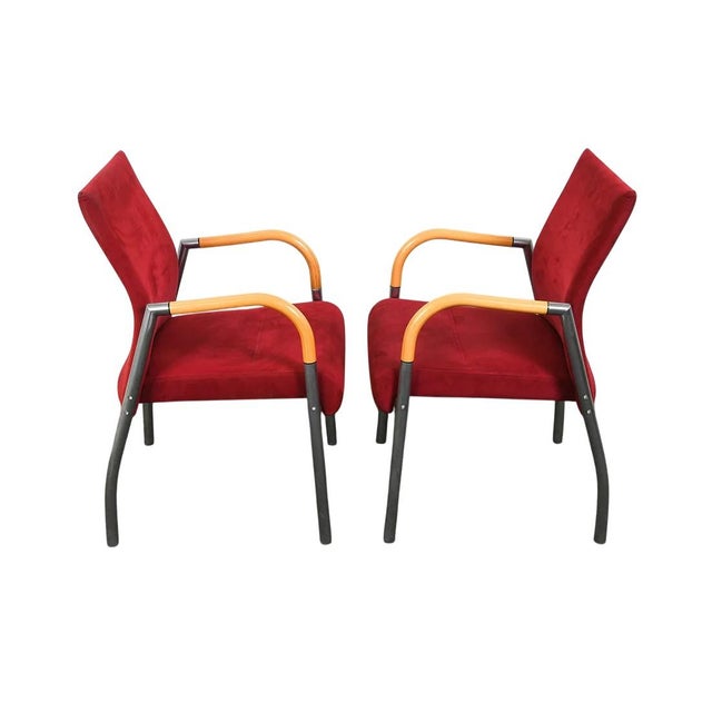 Early 21st Century Set 6 Duba D8 Danish Modern Armchairs For Sale - Image 5 of 9