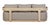 Gray Eclipse Outdoor Solid Teak Wood Sofa Natural Look - Gray Fabric For Sale - Image 8 of 10