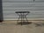 Metal Vintage Salterini Style Wrought Iron Mesh Patio Table – 36” Round For Sale - Image 7 of 12