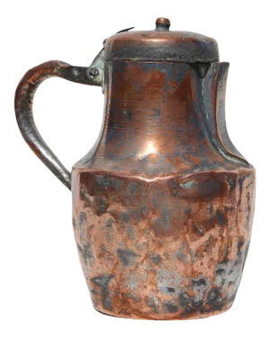 19th Century Antique French Handmade Copper Kettle or Coffee Pot