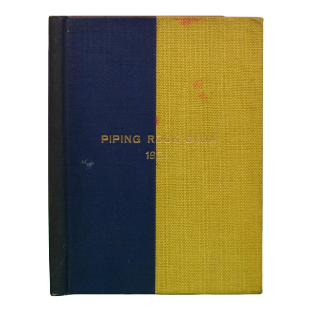 Piping Rock Club 1921 Members Annual For Sale