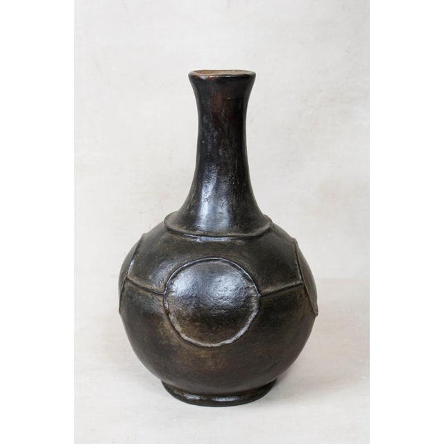 Vintage Mangbetu Clay Vase For Sale - Image 3 of 5