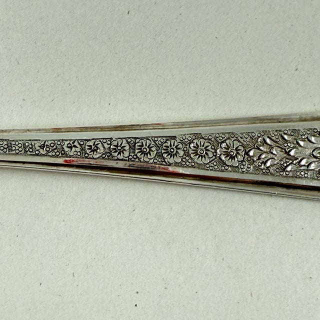 Early 20th Century Estate Silver Large Pastry Server For Sale - Image 5 of 9