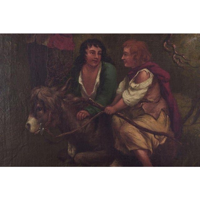 George Morland, Pastoral Scene, 1792, Oil on Canvas For Sale - Image 3 of 10
