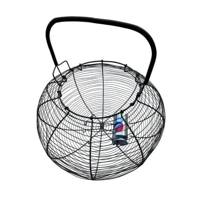 1920s Large French Wire Egg Basket For Sale - Image 4 of 6
