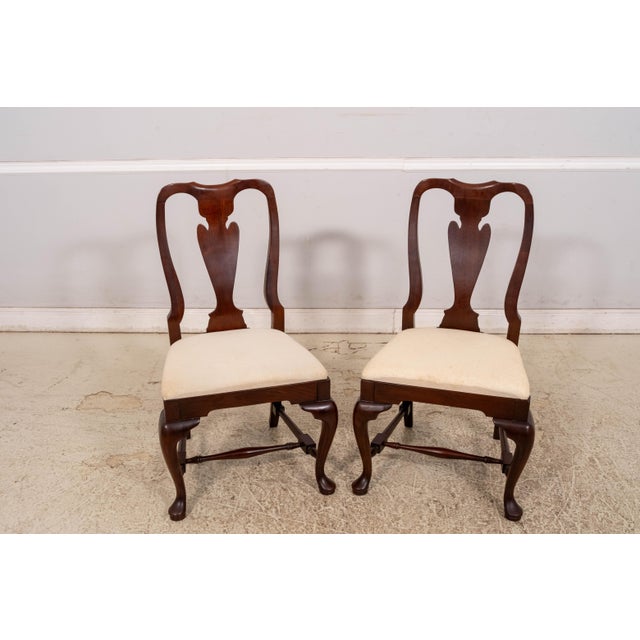Set of 6 Hickory Chair Co Mahogany Dining Room Chairs For Sale - Image 9 of 16