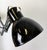Industrial Black Enamel Scissor Wall Lamp, 1950s For Sale - Image 15 of 18