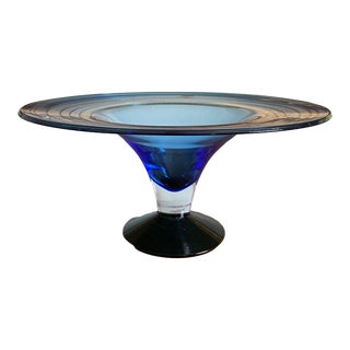Mid Century Blenko Glass Bowl For Sale