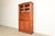 Farmhouse English Country Farmhouse Studio Crafted Carved Walnut Drop Front Secretary Desk With Bookcase For Sale - Image 3 of 14