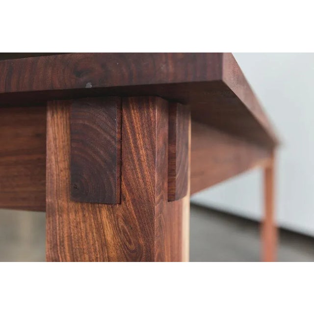 Rustic Shaker Walnut Bullet Table For Sale - Image 9 of 10