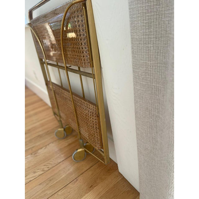 1960s French Folding Tea or Bar Cart For Sale - Image 9 of 9