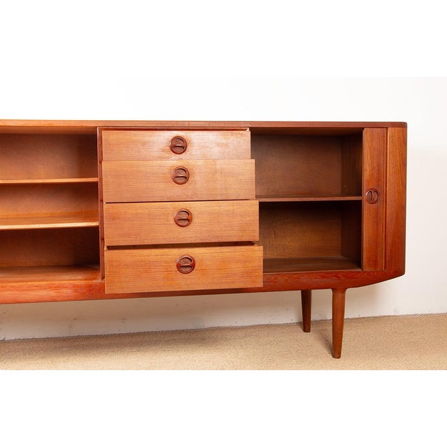 Danish Teak Model 42 Sideboard by Harry Østergaard for Randers Møbelfabrik, 1960 For Sale - Image 16 of 18