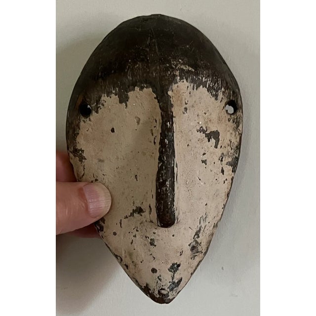 Carved Wood & Paint Decorated Lega Passport Mask For Sale - Image 10 of 13