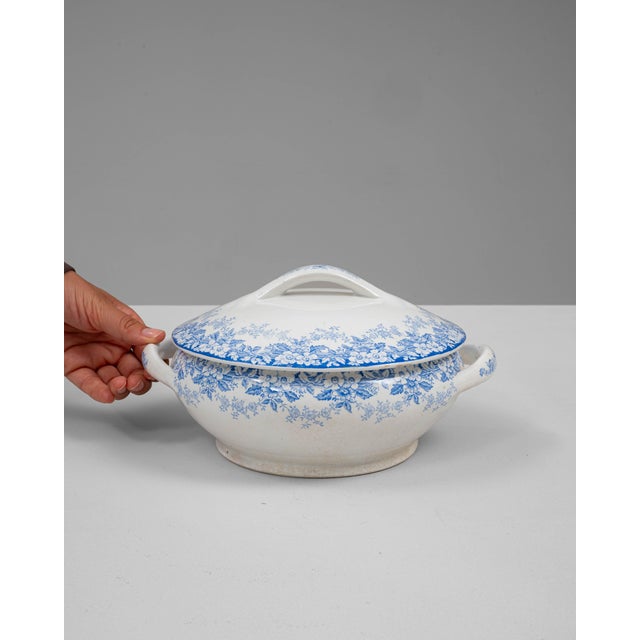 20th Century Dutch Special Edition Porcelain Tureen With Lid For Sale - Image 18 of 18