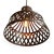 Vintage Iron Basket Strap Pendant Light For Sale - Image 4 of 11