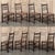 Set of Ten Country French Oak Dining Chairs in the Louis XIII Style, Includes 2 Armchairs For Sale - Image 13 of 13