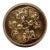 Vintage Tulip Brass Door Knob For Sale