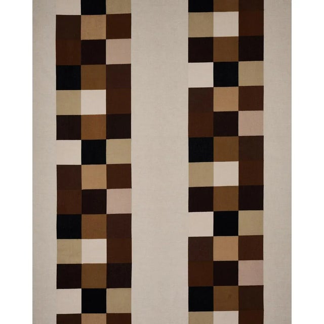 Dense fields of embroidery capture the deep, mysterious quality of glazed ceramic and give this David Kaihoi–designed...