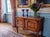 An impressive pair of 30 cm tall Boch Delft Blue Pottery trumpet vases, made for Royal Sphinx Maastricht in Holland and...