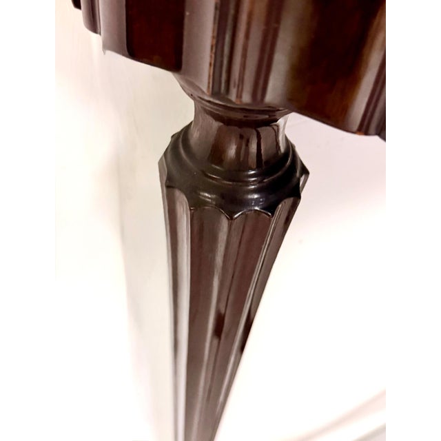 Vintage Italian Ebonized Beech Console Table, 1960s For Sale - Image 11 of 14