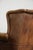 Wing Club Chairs in Light Cowhide Leather, Set of 2 For Sale - Image 15 of 16