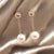 Akoya Pearl Dangle Earrings 14k Gold Certified For Sale - Image 9 of 11