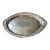 Large Antique Engraved Silver Plate Serving Tray For Sale
