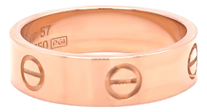 Cartier 18ct Yellow Gold Love Ring 6.34g, Size 8