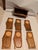 Mid-Century Modern Mid-Century Modern Wood Coaster & Snack Tray Set - 7 Pcs. For Sale - Image 3 of 8
