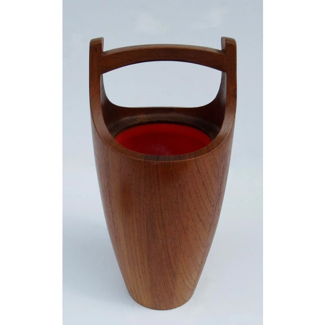 1970s C.1970's Jens Quistgaard,(Design) for Dansk Design,(Denmark) Teak Lidded Ice Bucket For Sale - Image 5 of 12
