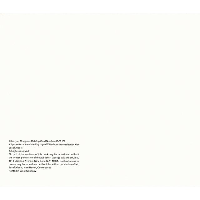 1960s 1968 Josef Albers "White Line Squares" VIII Serigraph For Sale - Image 5 of 6