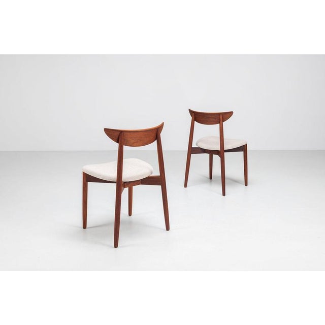 Vintage Danish Dining Chairs in Teak by Harry Østergaard for Randers Møbelfabrik, 1960, Set of 8 For Sale - Image 10 of 17