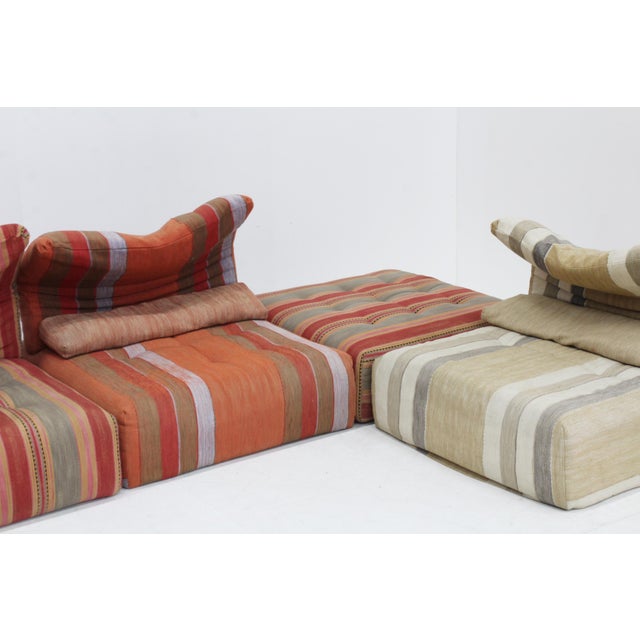 Vintage Voyage Immobile Modular Lounge Sofa from Roche Bobois, 1990s, Set of 4 For Sale - Image 9 of 14