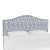 Ashland Headboard in Blue Snake Skin, King For Sale