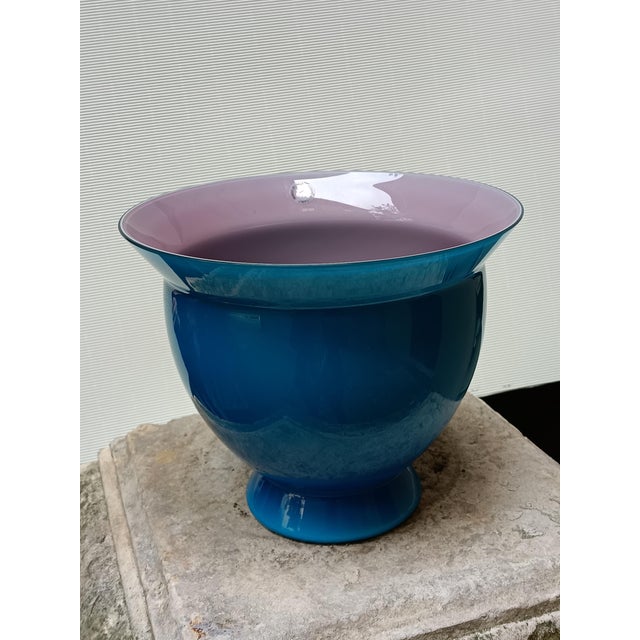 Lavender Murano Glass Vase by Alessandro Mendini for Venini, 1994 For Sale - Image 8 of 11