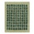 Rug & Kilim’s French Art Deco Style Rug in Green With Geometric Patterns For Sale