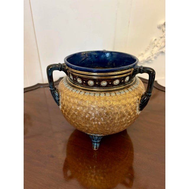 Antique Slaterware Planter from Royal Doulton, 1880s For Sale - Image 7 of 7