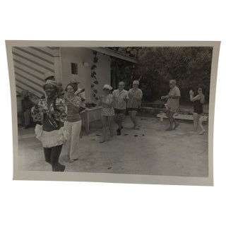 Vintage 1960s Cruise Rhumba Line Photograph For Sale