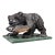 Antique Decorative Bear Figure, Japanese, Carved Cedar, Kibori Kuma, Folk Art For Sale
