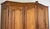 Vintage Louis XVI French Four Door Oak Carved Armoire For Sale - Image 3 of 12
