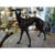Mid 20th Century Vintage Hollywood Regency Bronze Whippet Sculpture For Sale - Image 5 of 7