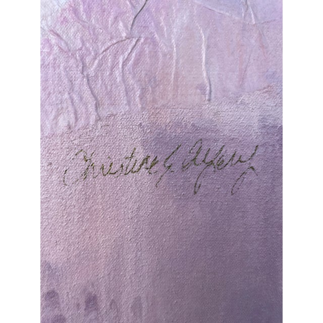 1980s Large Mixed Media Art From 80's by Christine E. Alfery For Sale - Image 5 of 12